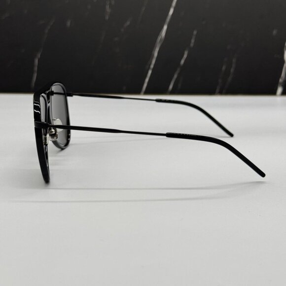 NEW SAINT LAURENT CLASSIC 11 RIM 002 BLACK AVIATOR SUNGLASSES SAINT LAURENT - Picture 7 of 11